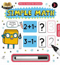 Help with Homework: Simple Math-Wipe-Clean Workbook Includes Wipe-Clean Pen - Board Book