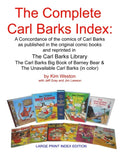 The Complete Carl Barks Index LARGE PRINT INDEX EDITION - Paperback