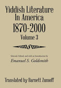 Yiddish Literature In America 1870-2000: Volume 3 - Hardcover