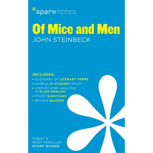 Of Mice and Men Sparknotes Literature Guide - Paperback