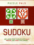 Sudoku: 300 Large Print Puzzles with Easy, Medium, and Hard Challenges - Paperback