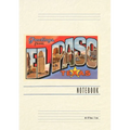 Vintage Lined Notebook Greetings from El Paso, Texas - Paperback