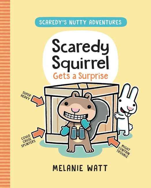 Scaredy Squirrel Gets a Surprise: (A Graphic Novel) - Hardcover