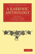 A Rabbinic Anthology - Paperback