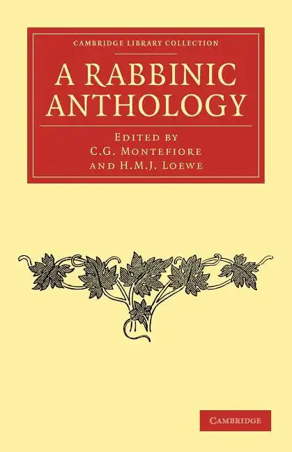 A Rabbinic Anthology - Paperback