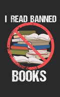 I Read Banned Books: Notebook, 120 pages, 5x8", quad paper - Paperback