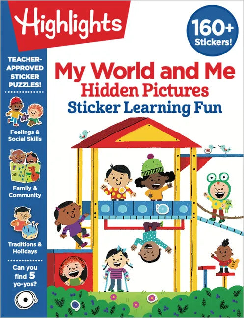 My World and Me Hidden Pictures Sticker Learning Fun - Paperback
