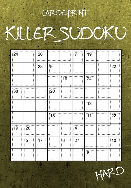 Large Print Hard Killer Sudoku: 100 Challenging Sumdoku Puzzles for Experts - Paperback