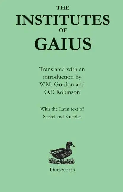 The Institutes of Gaius - Paperback