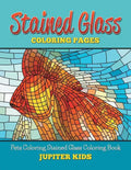 Stained Glass Coloring Book: Pets Coloring Stained Glass Coloring Book - Paperback