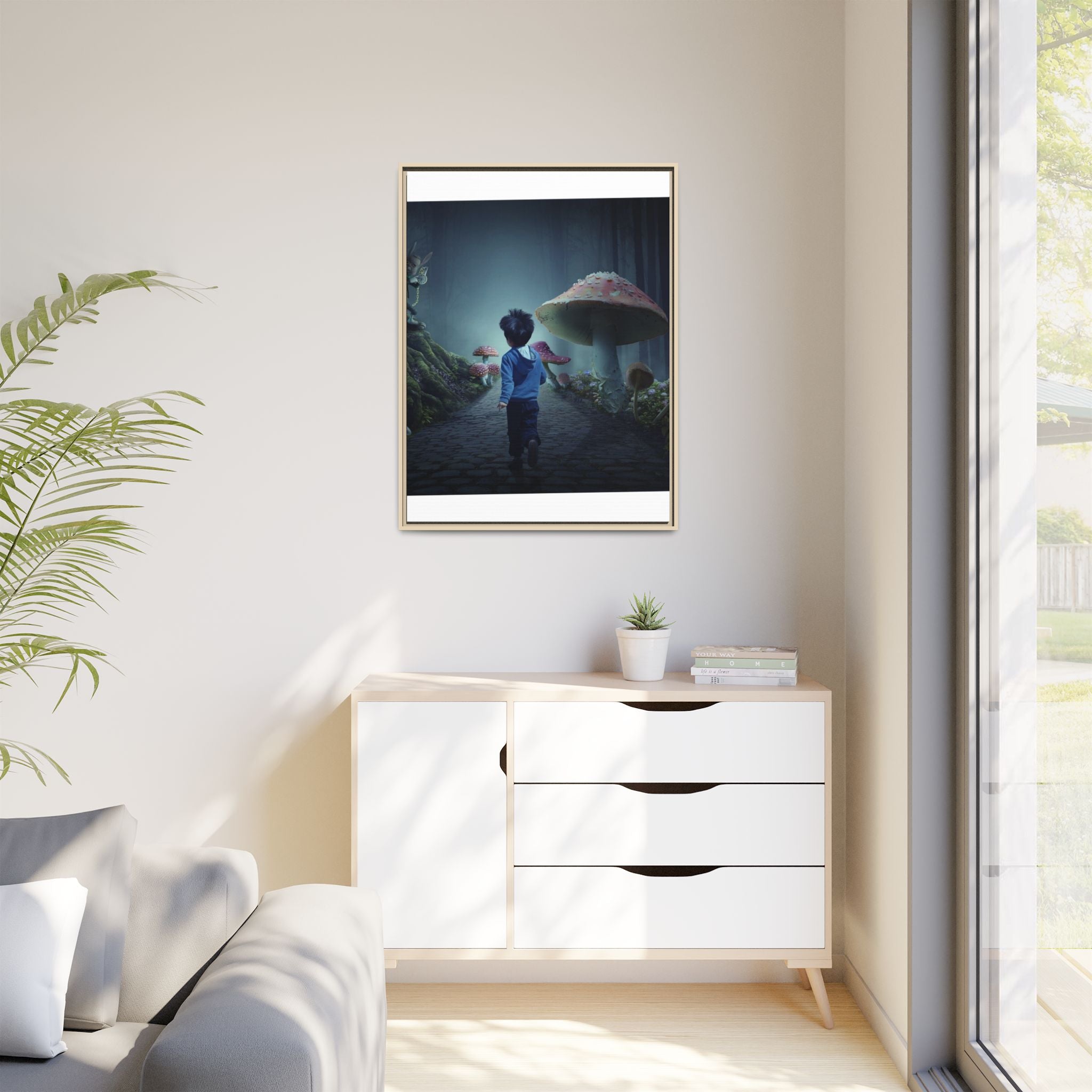 Matte Canvas, Framed (Multi-color)