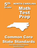 North Carolina 5th Grade Math Test Prep: Common Core Learning Standards - Paperback