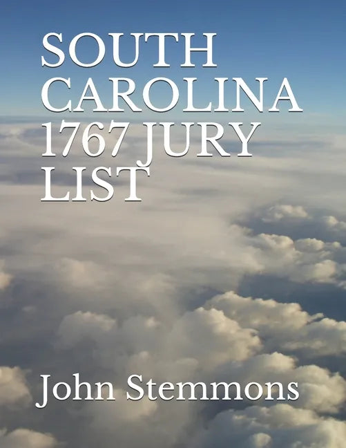 South Carolina 1767 Jury List - Paperback