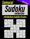 Samurai Sudoku Collection: Book for Adults, 200 Medium Sudoku Puzzles for Intermediate - Paperback