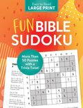 Fun Bible Sudoku Large Print: 50+ Puzzles with a Trivia Twist! - Paperback