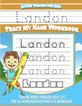Letter Tracing for Kids Landon Trace my Name Workbook: Tracing Books for Kids ages 3 - 5 Pre-K & Kindergarten Practice Workbook - Paperback