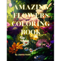 Amazing Flowers coloring book - Paperback