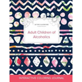 Adult Coloring Journal: Adult Children of Alcoholics (Butterfly Illustrations, Tribal Floral) - Paperback