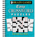 Brain Games - Easy Crossword Puzzles - Spiral