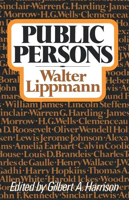 Public Persons - Paperback