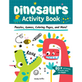 Dinosaurs Activity Book: Puzzles, Games, Coloring Pages, and More! - Paperback