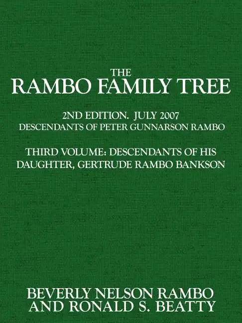 Rambo Family Tree - Paperback