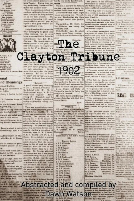 The Clayton Tribune, 1902 - Paperback