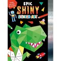 Epic Shiny Sticker Art: Create and Color 12 Mosaics! - Paperback