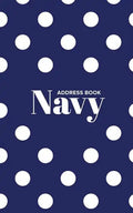 Address Book Navy - Paperback