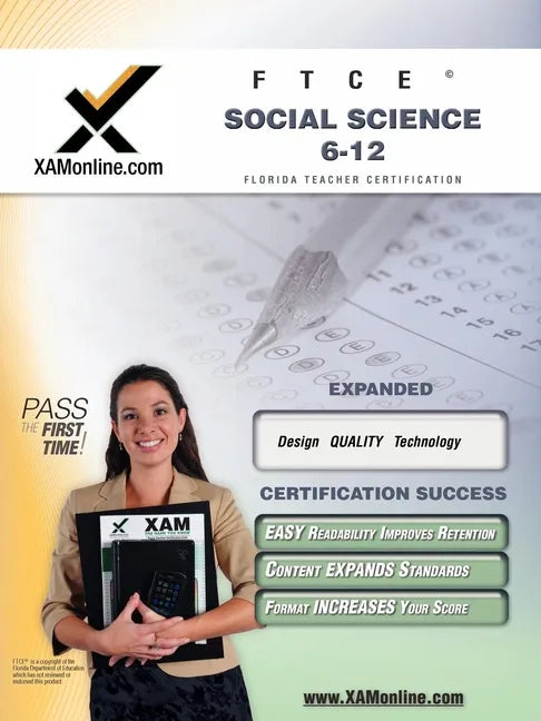 FTCE Social Science 6-12 Teacher Certification Test Prep Study Guide - Paperback