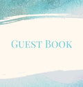 Guest Book for vacation home (hardcover) - Hardcover