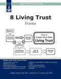 8 Living Trust Forms: Legal Self-Help Guide - Paperback