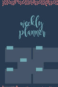 Weekly planner: Daily Weekly Monthly 54 Weeks Calendar and Organizer with to-do list tracker - Paperback