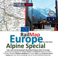 Rail Map Europe - Alpine Special: Specifically designed for Global Interrail and Eurail RailPass holders - Paperback