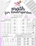 Math for kindergarten: Unicorn Math Activity Book For Kindergarten and First Grade Many Counting Skills Practice Missions Tracing Addition Cu - Paperback