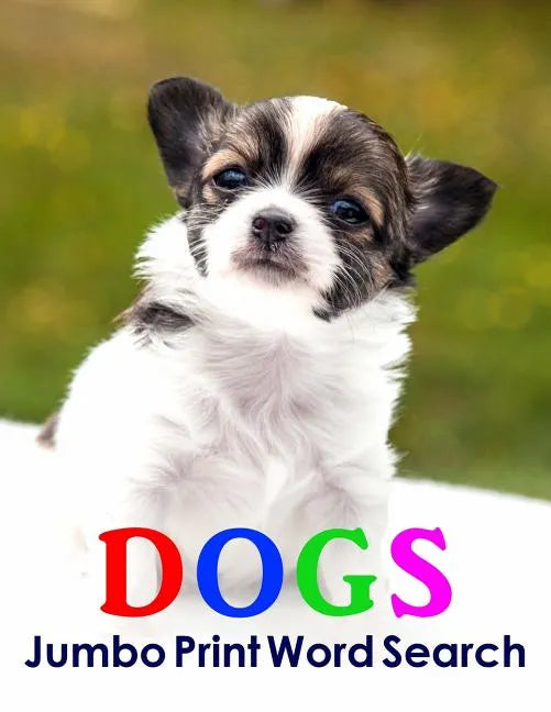 Dogs Jumbo Print Word Search - Paperback