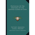 Protocols Of The Meetings Of The Learned Elders Of Zion - Paperback