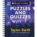 Brain Games - Puzzles and Quizzes - Taylor Swift: The Ultimate Swiftie Activity Book Picture Puzzles, Trivia, Crossword, Word Search & More Unauthoriz - Spiral