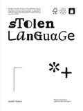 Judith Kakon: Stolen Language - Paperback