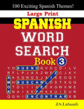 Large Print SPANISH WORD SEARCH Book; 3 - Paperback