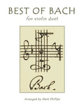 Best of Bach for Violin Duet - Paperback