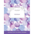 Adult Coloring Journal: Al-Anon (Turtle Illustrations, Purple Bubbles) - Paperback