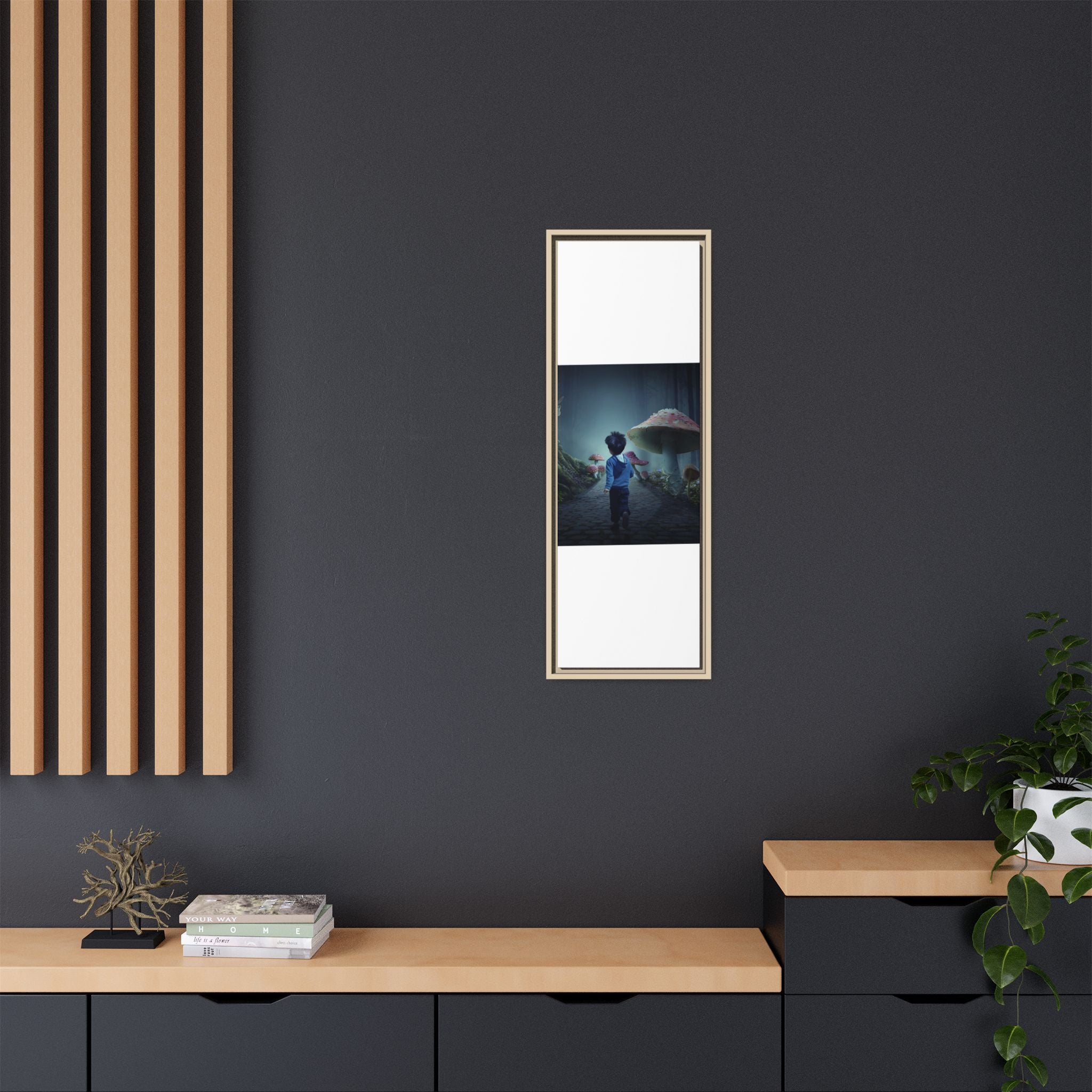 Matte Canvas, Framed (Multi-color)