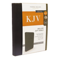 KJV, Deluxe Gift Bible, Imitation Leather, Black, Red Letter Edition - Imitation Leather