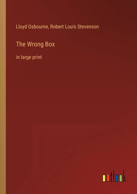 The Wrong Box: in large print - Paperback