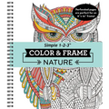 Color & Frame - Nature (Adult Coloring Book) - Spiral