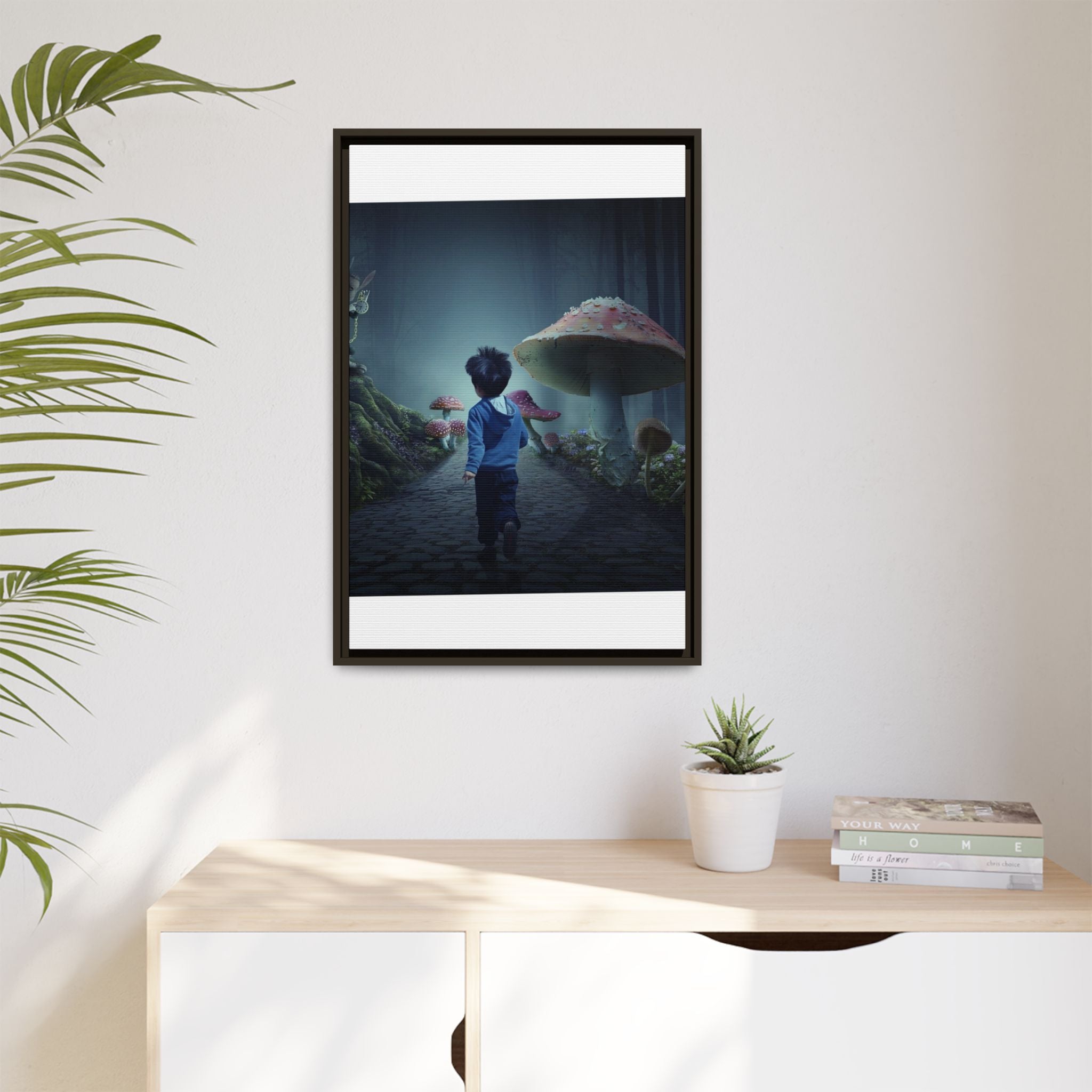 Matte Canvas, Framed (Multi-color)