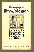 The Sayings of Mrs. Solomon - Paperback