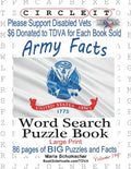 Circle It, Army Facts, Word Search, Puzzle Book - Paperback
