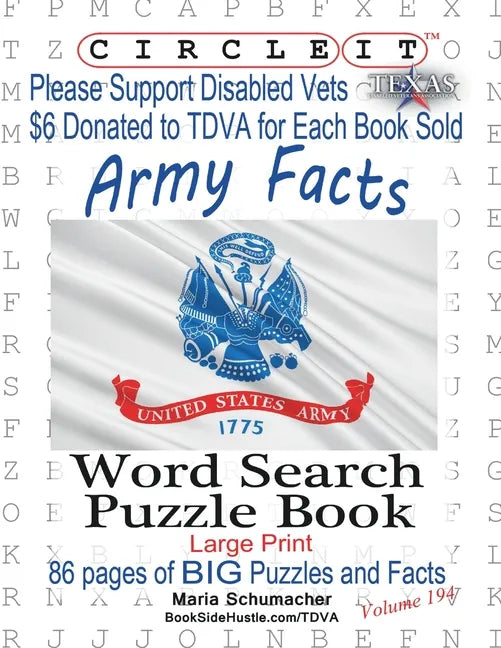 Circle It, Army Facts, Word Search, Puzzle Book - Paperback